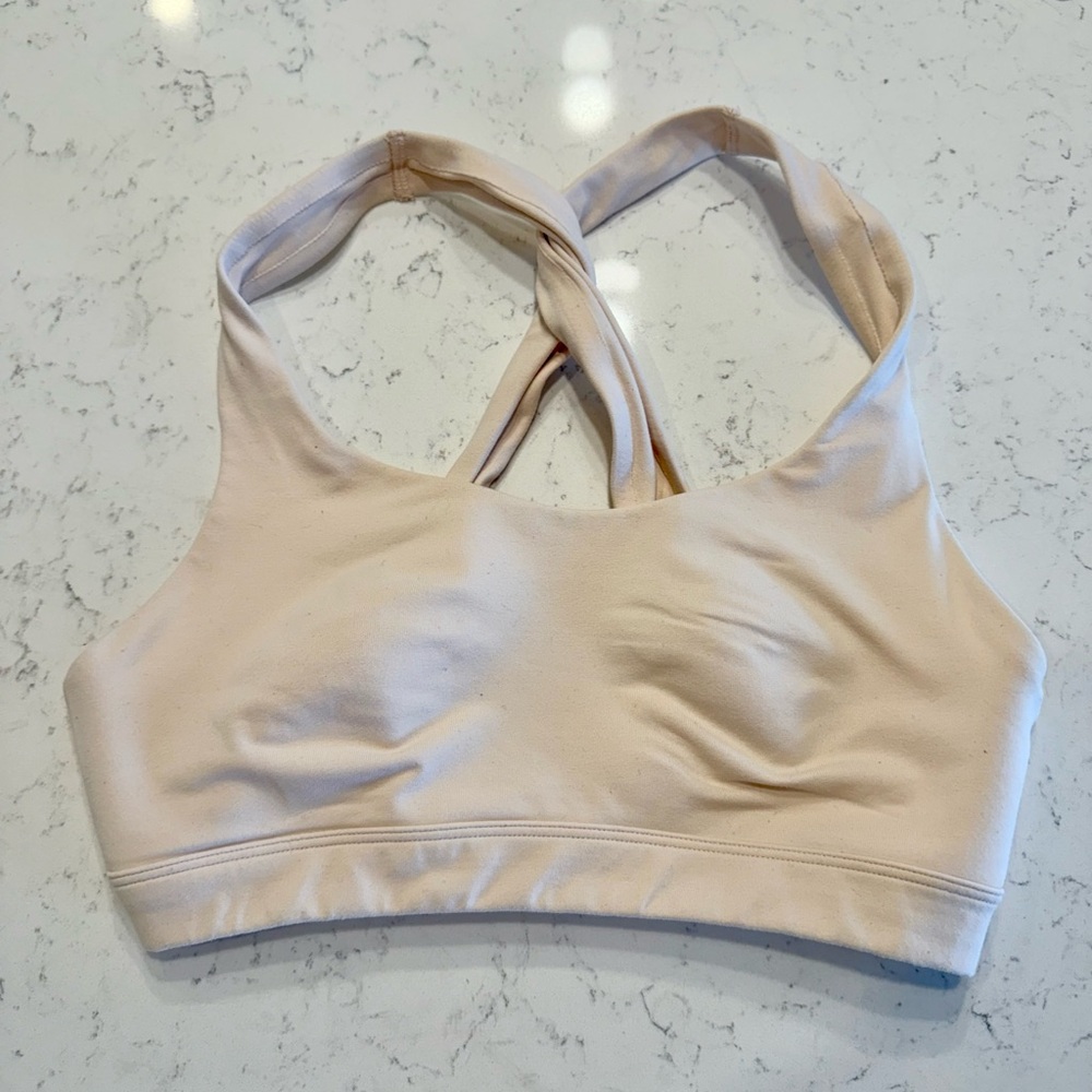 Aerie Light Tan Sports Bra